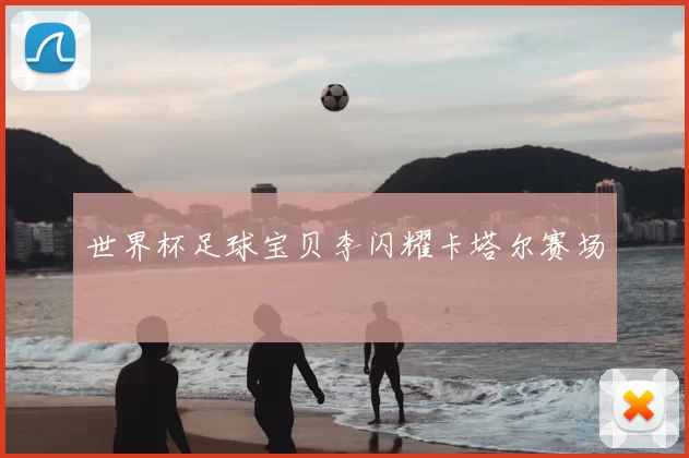 世界杯足球宝贝李闪耀卡塔尔赛场