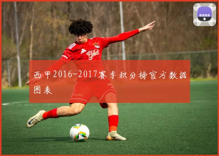 西甲2016-2017赛季积分榜官方数据图表